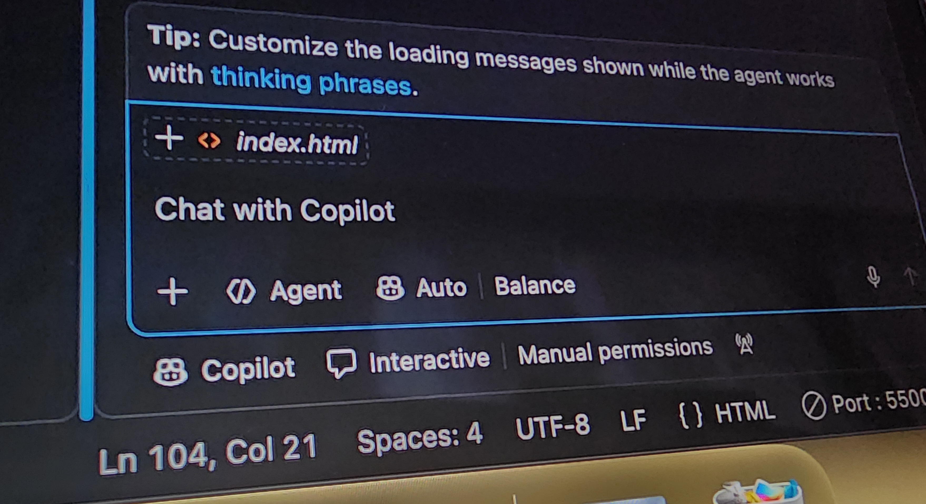 Copilot Prompt Box